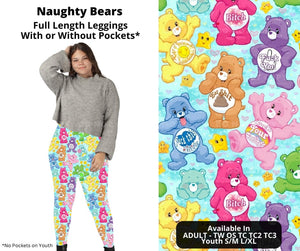 Naughty Carebear Full Length Leggings Legging