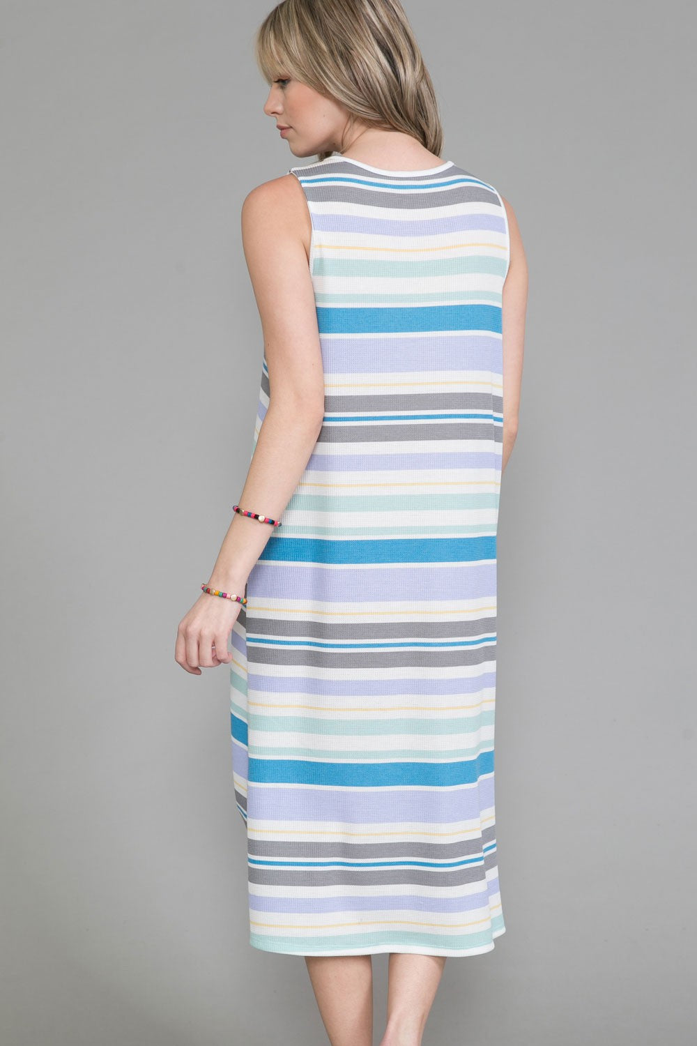 PSFU Blue Striped Tank Dress w Bottom Know