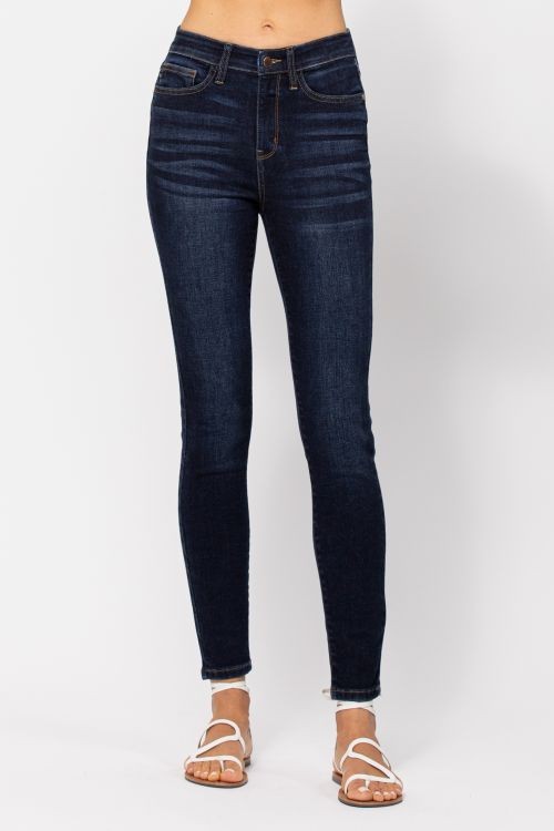 Judy Blue High Waisted Handsand Skinny Jean Jeans