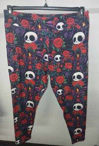 Nightmare Jack Roses Full Length Legging Leggings