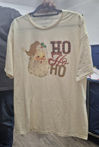 Santa Ho Ho Ho Holiday Christmas Shirt Top