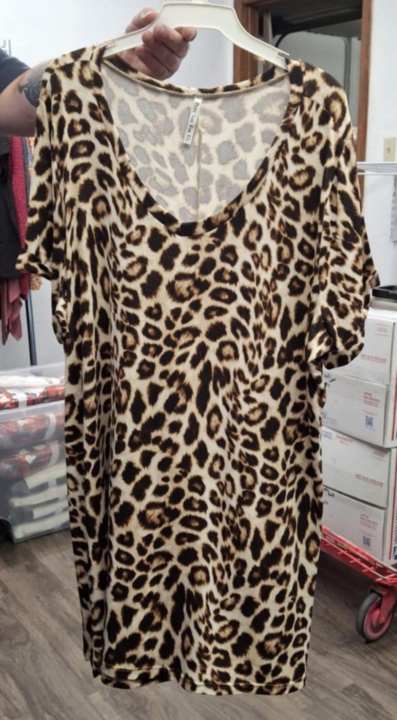 PSFU All Leopard shirt Top Tunic