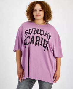 Purple Sunday Scaries Comfy Shirt Top