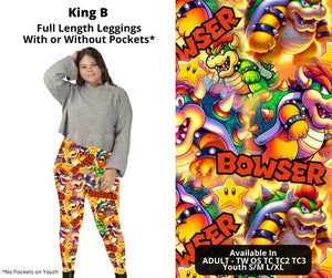 King Bowser Full Length Leggings Legging