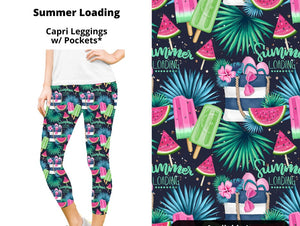 Cute Summer Loading Capris Capri Super Summery