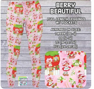 Strawberry Shortcakes Full Length Legging Leggings