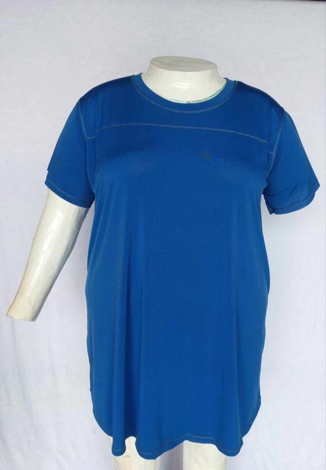 PSFU Long Blue Shirt Top Tunic