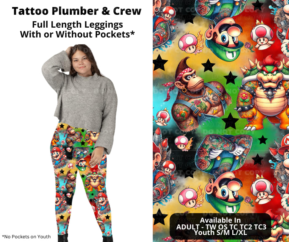 Mario & Luigi Donkey Kong Full Length Legging Leggings