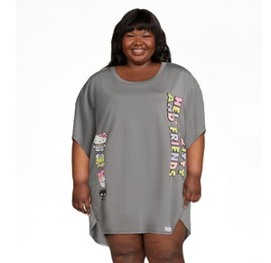 Grey Gray Hello Kitty Nightgown Sleepshirt