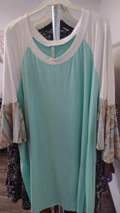 PSFU Mint Shirt Top w Cool Sleeves