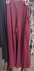 PSFU Burgundy Flare Pant Pants