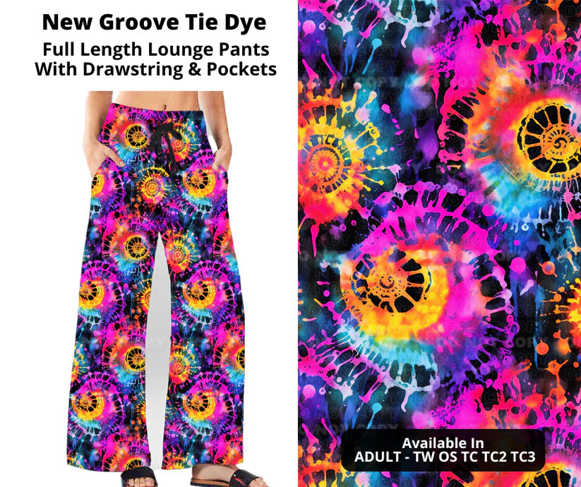 New Groove Tie Dye Lounge Pant Pants