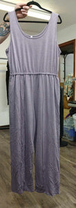 Purple Flowy Romper Jumper