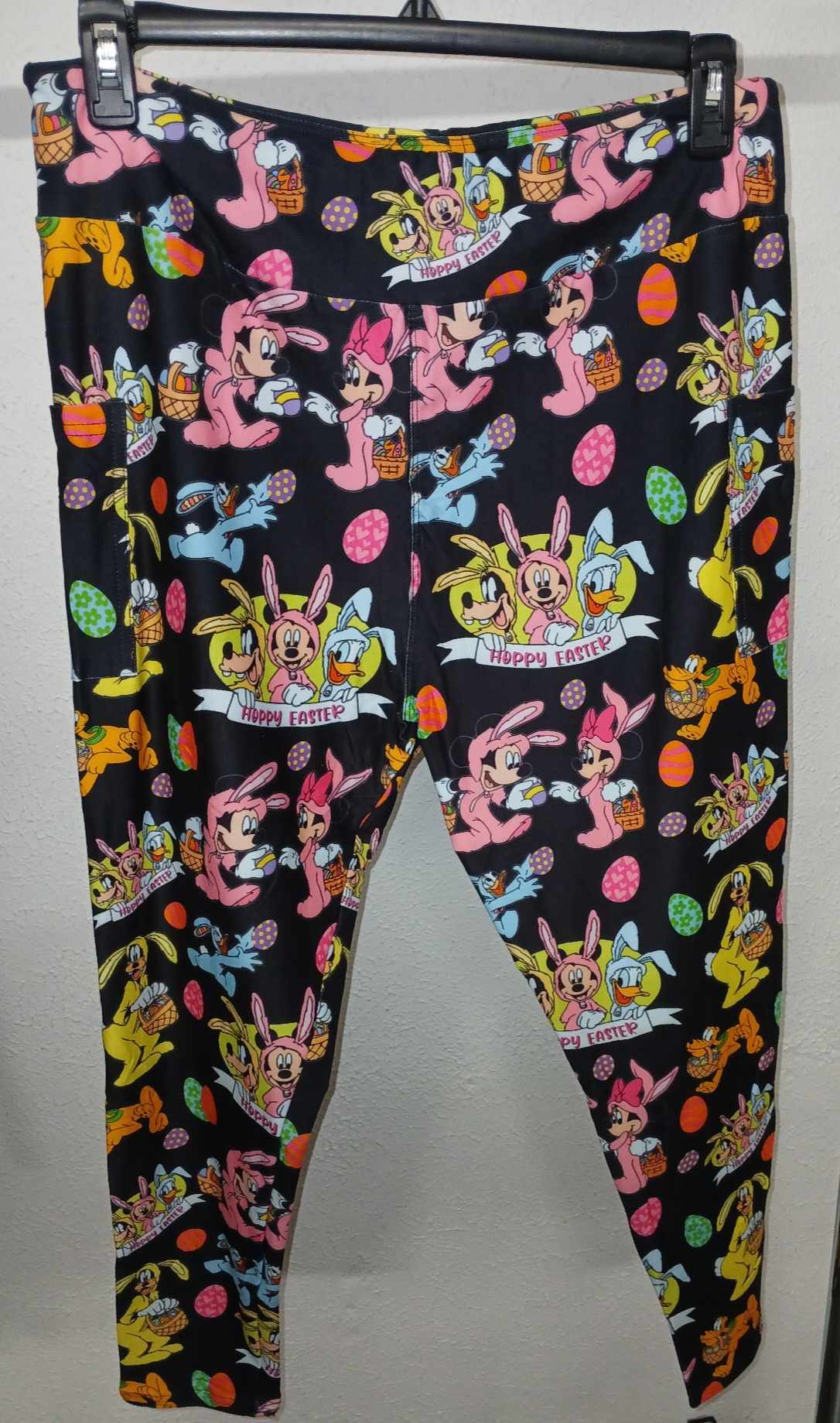 Minnie Mickey Mouse Happy Easter Full Length Leggings