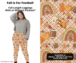 Fall is For Football Full Length Leggings Legging