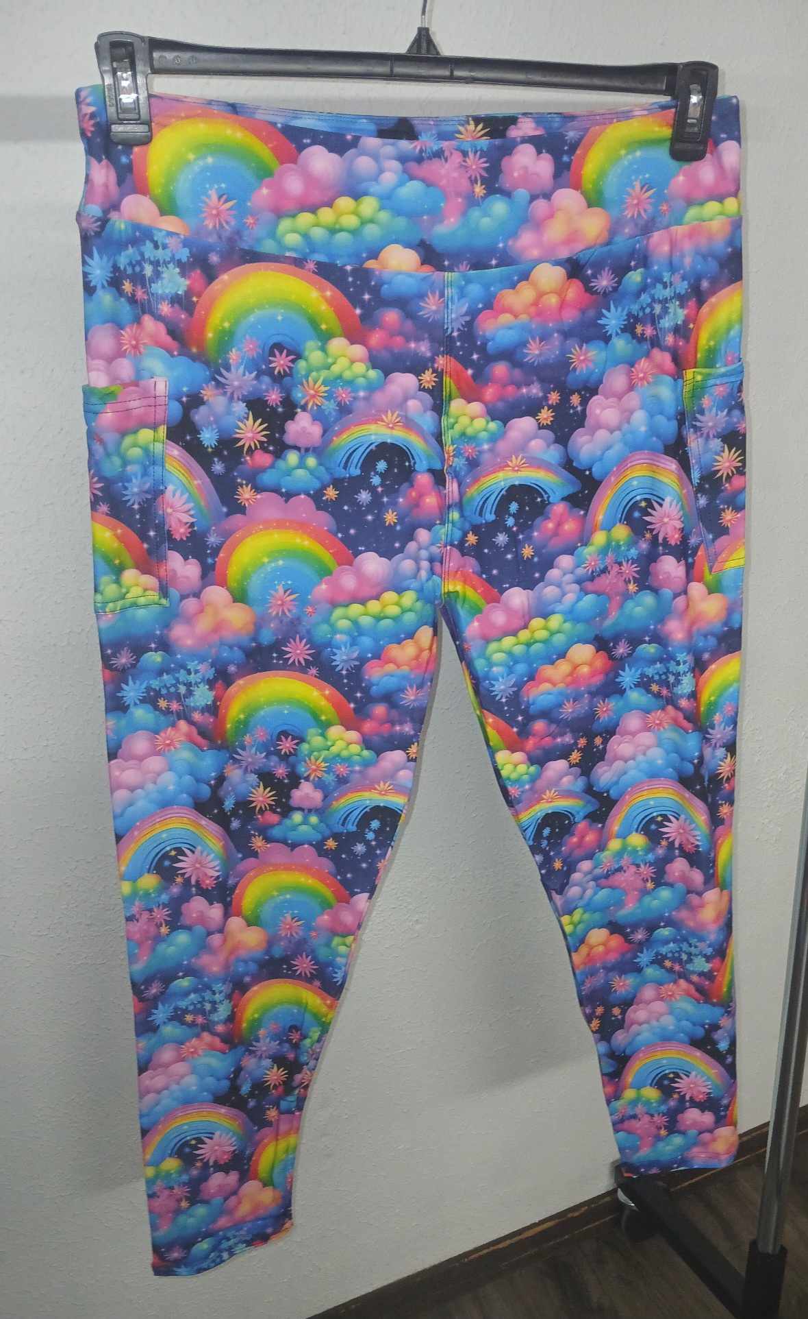 Neon Rainbow Full Length Leggings