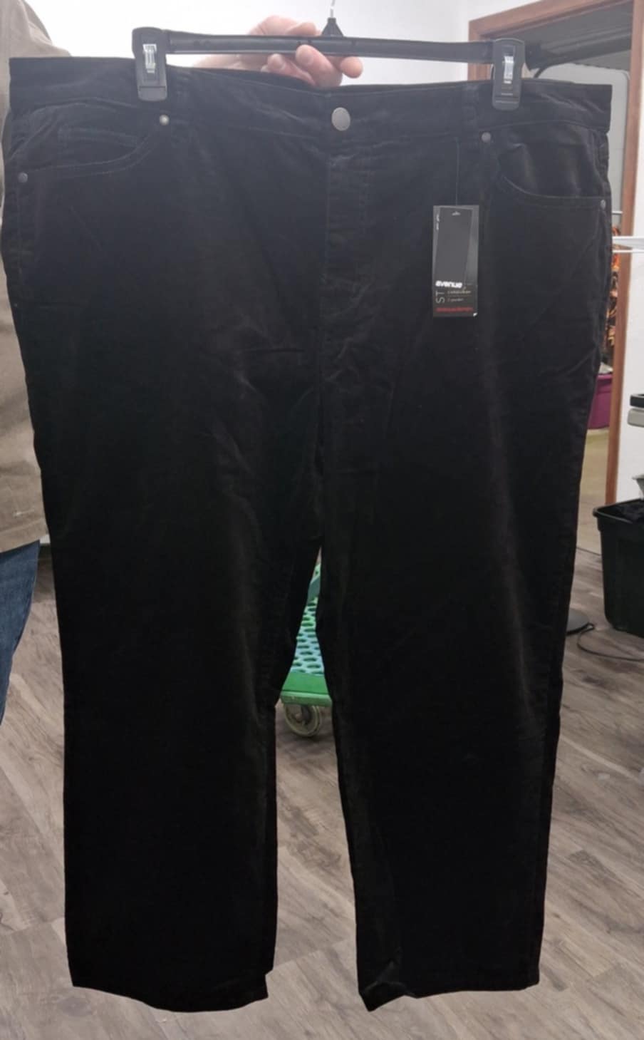 Black Petite Corduroy Cord Pant Pants