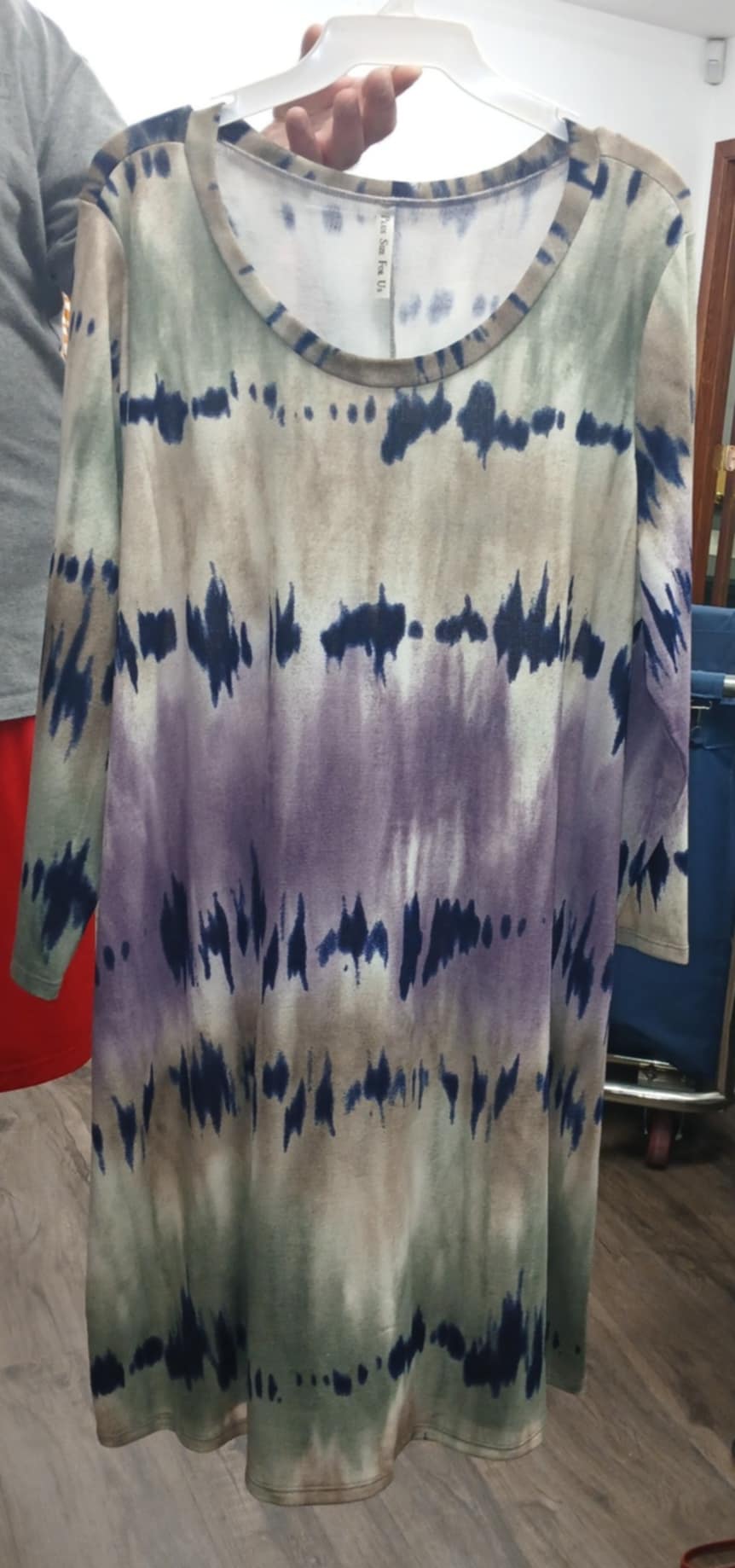 PSFU Bamboo Tie Dye Long Tunic Dress