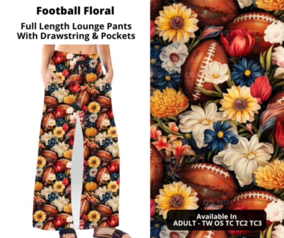 Football Game Day Lounge Pants Pant