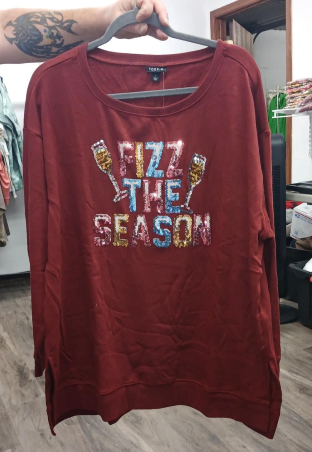 Fizz The Season Sweatshirt Shirt Top