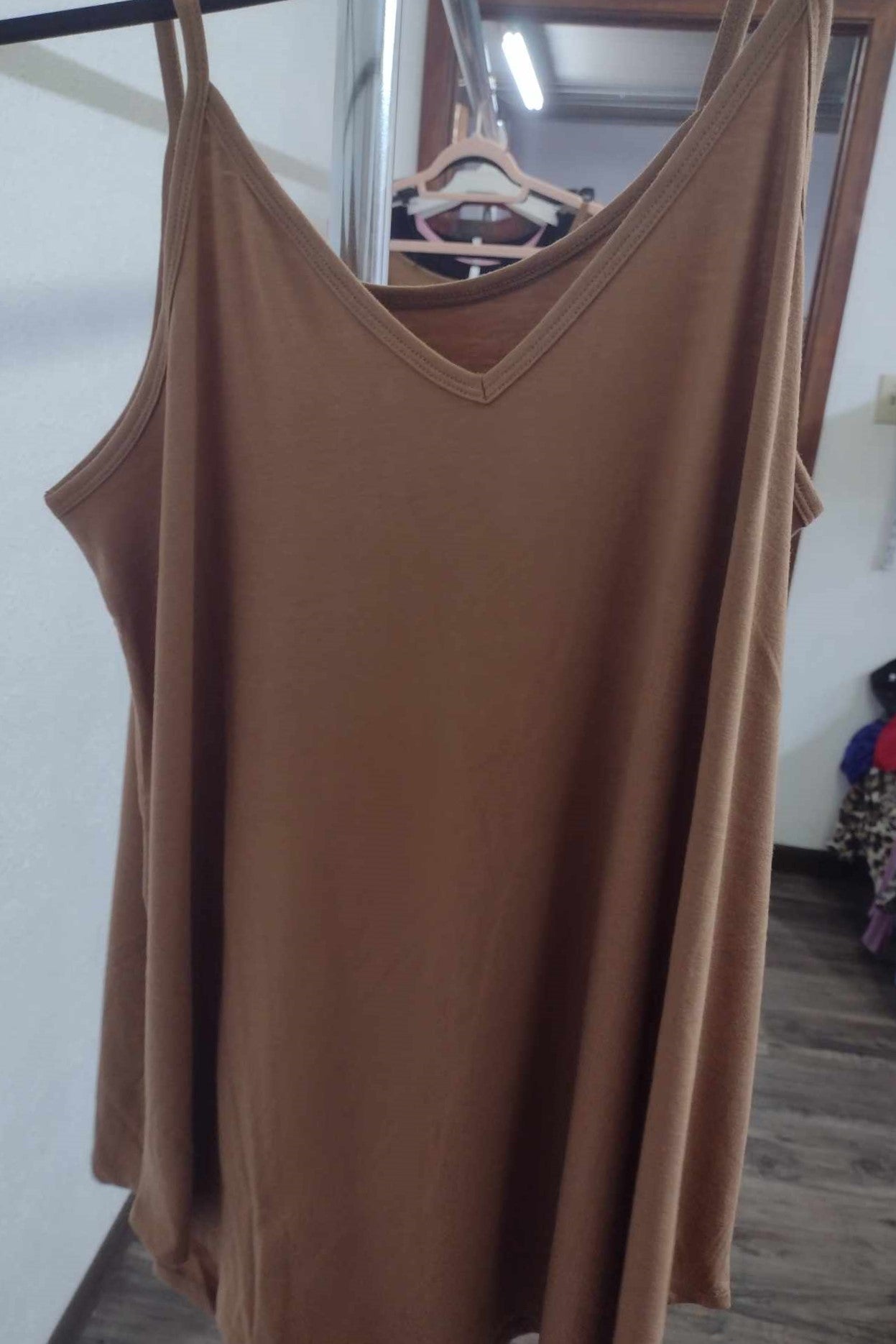 Brown Cami Tank Top