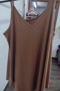 Brown Cami Tank Top