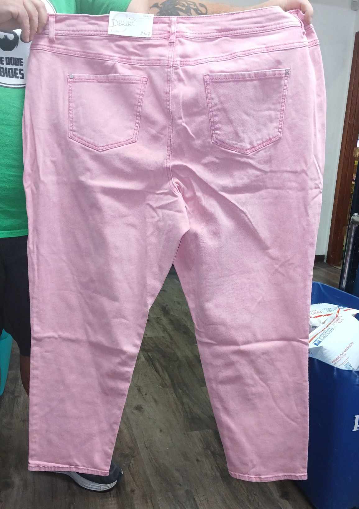 Light Pink Skinny Leg Jean Jeans