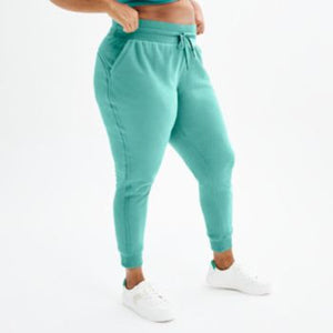 Sea Green Teal Ultrasoft Fleece Jogger Pants